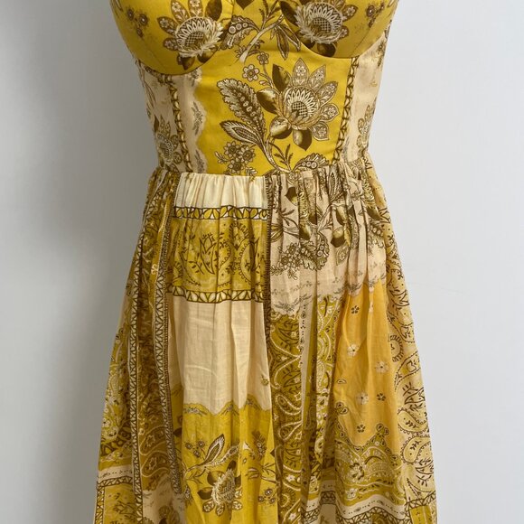 NWT Zimmermann Lucky Corset Midi Dress - Picture 5 of 11